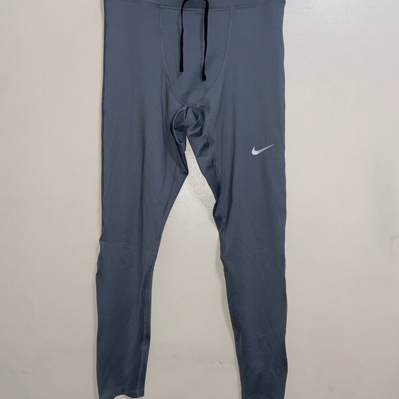 Nike Dri-FIT Challenger Mens Running Tights Smoke Grey Size CZ8830-084 NEW - Picture 7 of 16
